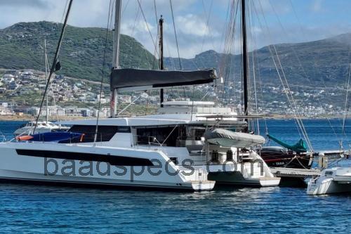 Leopard 50 Catamaran For Sale tekniske specifikationer 